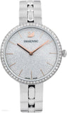 Swarovski Cosmopolitan Diamond Powder Silver Dial Silver Steel Strap Watch for Women - 5517807 Buy Now By Swarovski