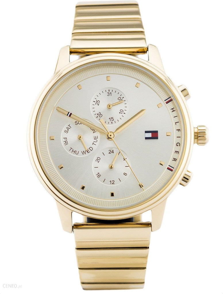 Tommy Hilfiger Blake White Dial Gold Steel Strap Watch for Women - 1781905 Buy Now By Tommy Hilfiger