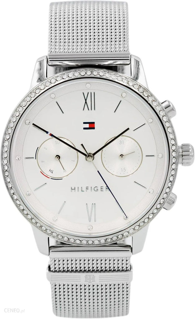 Tommy Hilfiger Blake Diamonds Silver Dial Silver Mesh Bracelet Watch for Women - 1782301 Buy Now By Tommy Hilfiger
