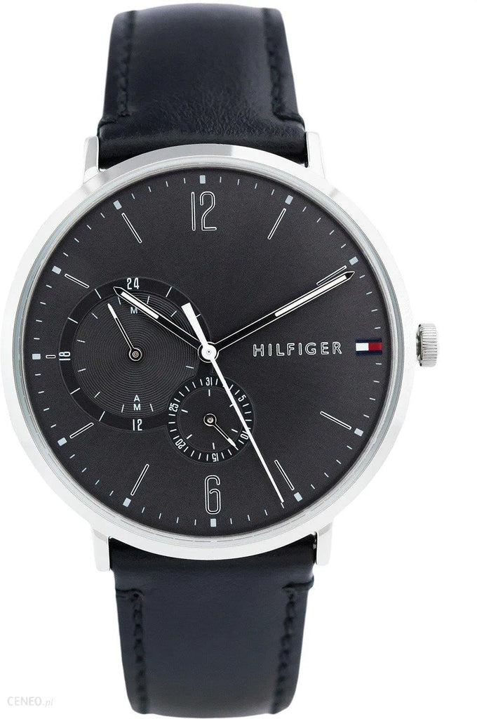 Tommy Hilfiger Brooklyn Black Dial Black Leather Strap Watch for Men - 1791509 Buy Now By Tommy Hilfiger