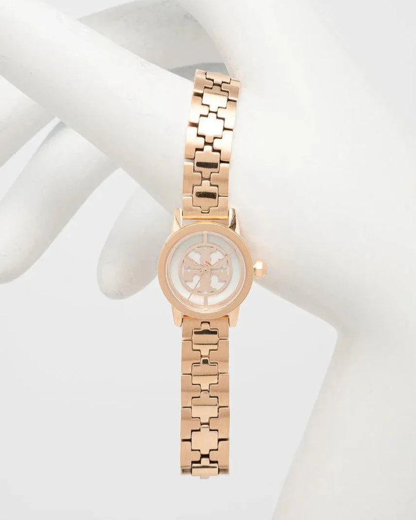 Tory Burch Reva Rose Gold Dial Rose Gold Steel Strap Watch for Women - TBW4043 Buy Now By Tory Burch