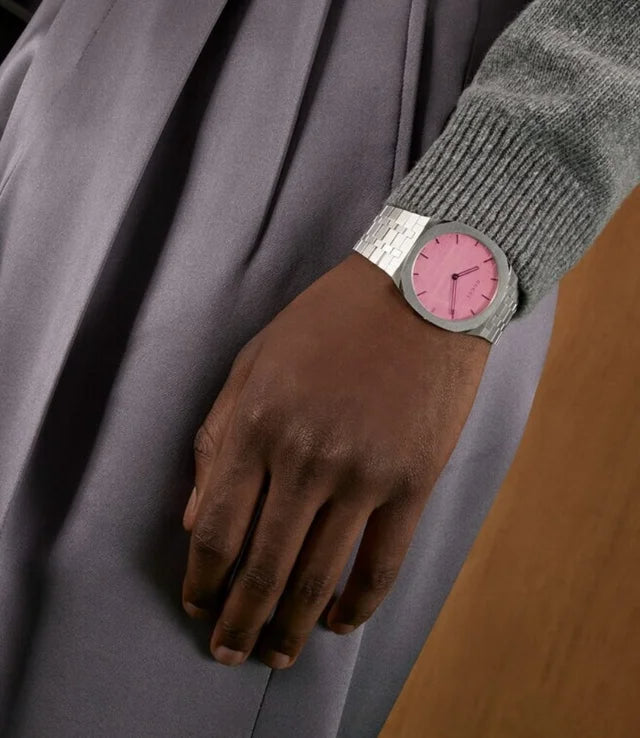 Gucci 25H Quartz Pink Dial Silver Steel Strap Watch for Women - YA163410 Buy Now By Gucci