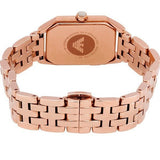 Emporio Armani Giola White Mother of Pearl Dial Rose Gold Steel Strap Watch For Women - AR11147 Buy Now By Emporio Armani