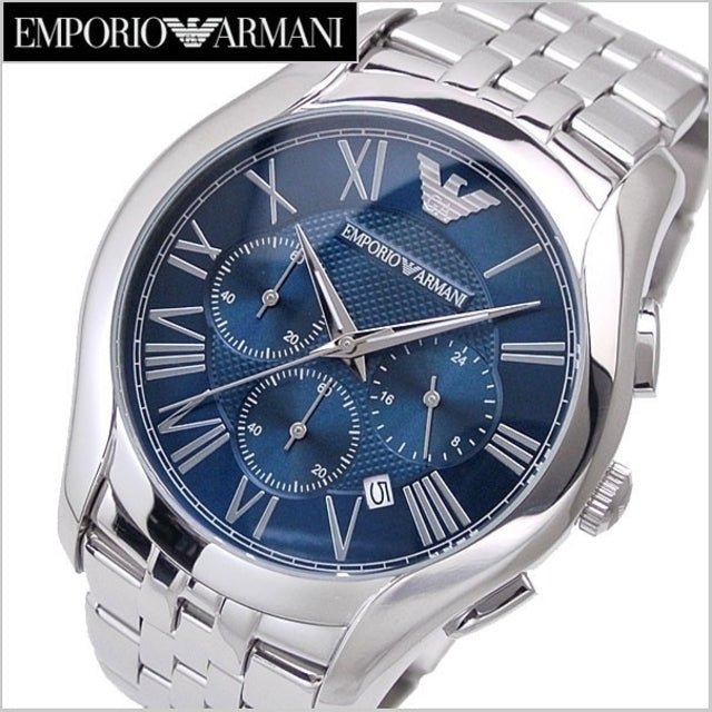 Emporio Armani Classic Navy Blue Dial Stainless Steel Watch For Men - AR1787 Buy Now By Emporio Armani