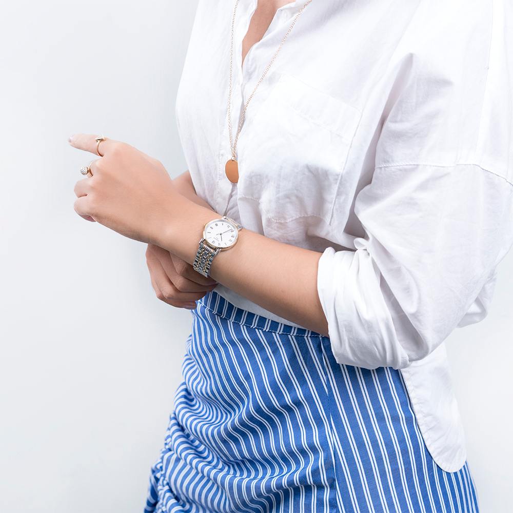 Tissot T Classic Everytime Small White Dial Two Tone Mesh Bracelet Watch For Women - T109.210.22.031.00 Buy Now By Tissot