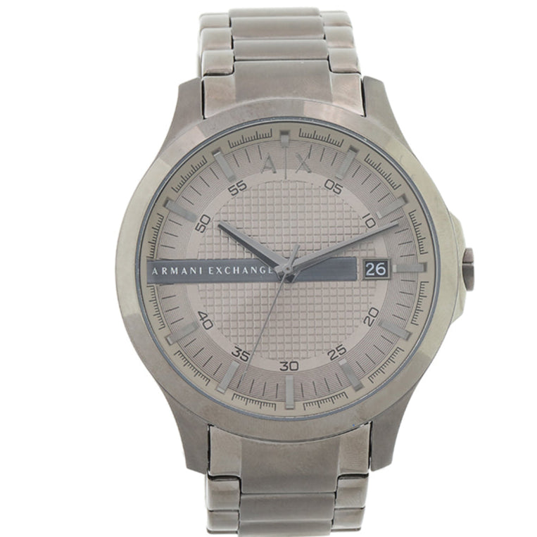 Armani Exchange Hampton Chronograph Grey Dial Grey Steel Strap Watch For Men - AX2194 Buy Now By Armani Exchange