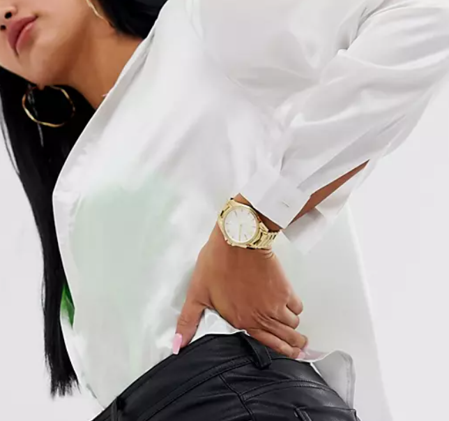 Michael Kors Whitney Three-Hand White Dial Gold Steel Strap Watch For Women - MK6693 Buy Now By Michael Kors