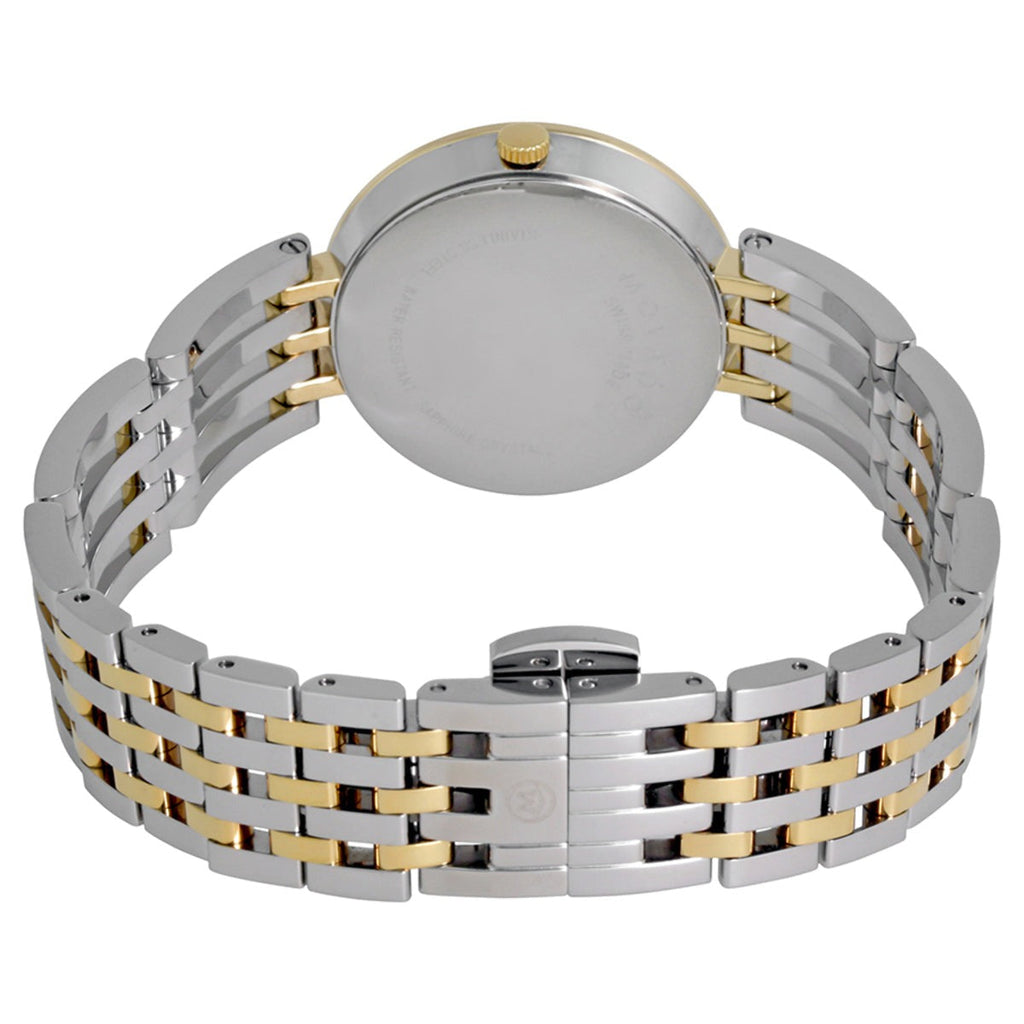 Movado Esperanza Mother of Pearl Dial Two Tone Steel Strap Watch For Women - 0607085 Buy Now By Movado