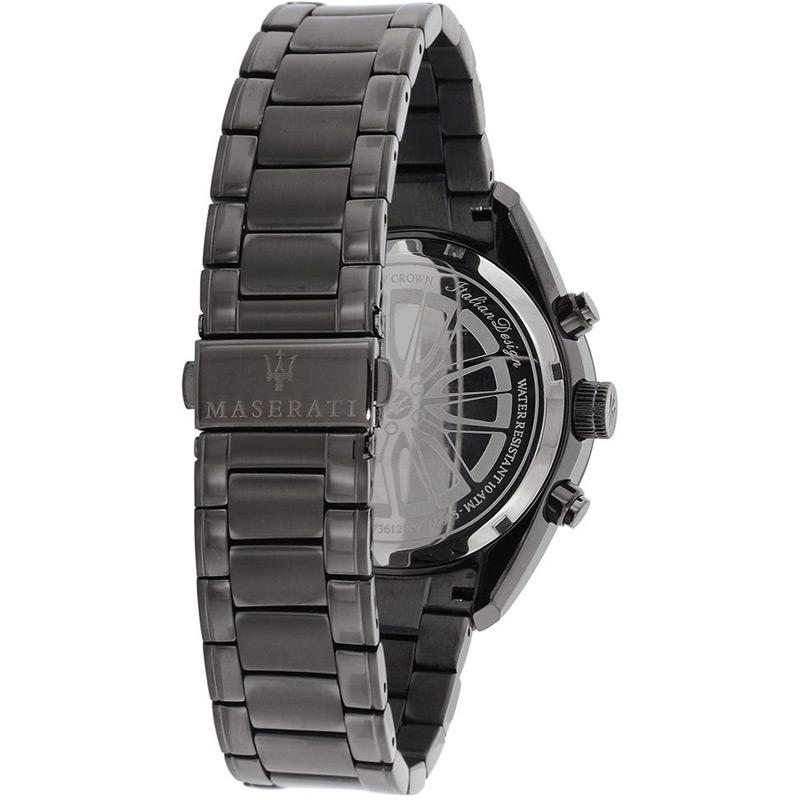 Maserati Traguardo Gun Metal Dial Grey Steel Strap Watch For Men - R8873612002 Buy Now By Maserati