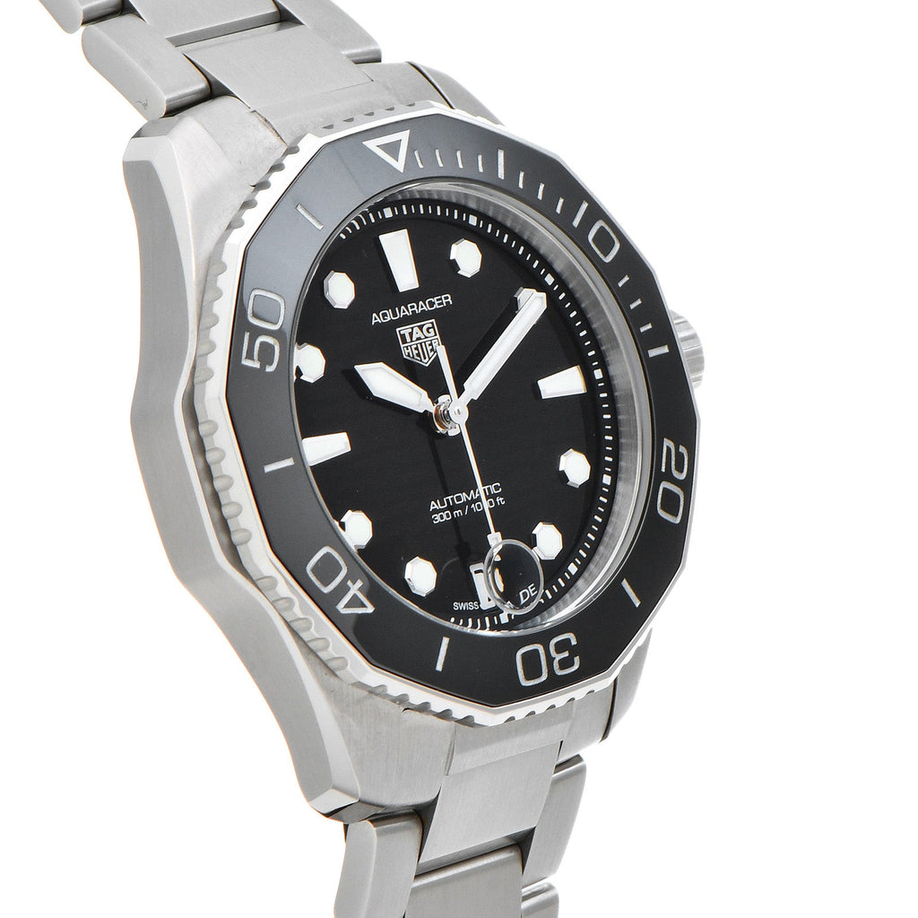 Tag Heuer Aquaracer Professional 300 Automatic Black Dial Silver Steel Strap Watch for Women - WBP231D.BA0626 Buy Now By Tag Heuer