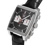 Tag Heuer Monaco Automatic Chronograph Black Dial Black Leather Strap Watch for Men - CBL2113.FC6177 Buy Now By Tag Heuer