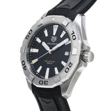 Tag Heuer Aquaracer Quartz Black Dial Black Rubber Strap Watch for Men - WBD1110.FT8021 Buy Now By Tag Heuer