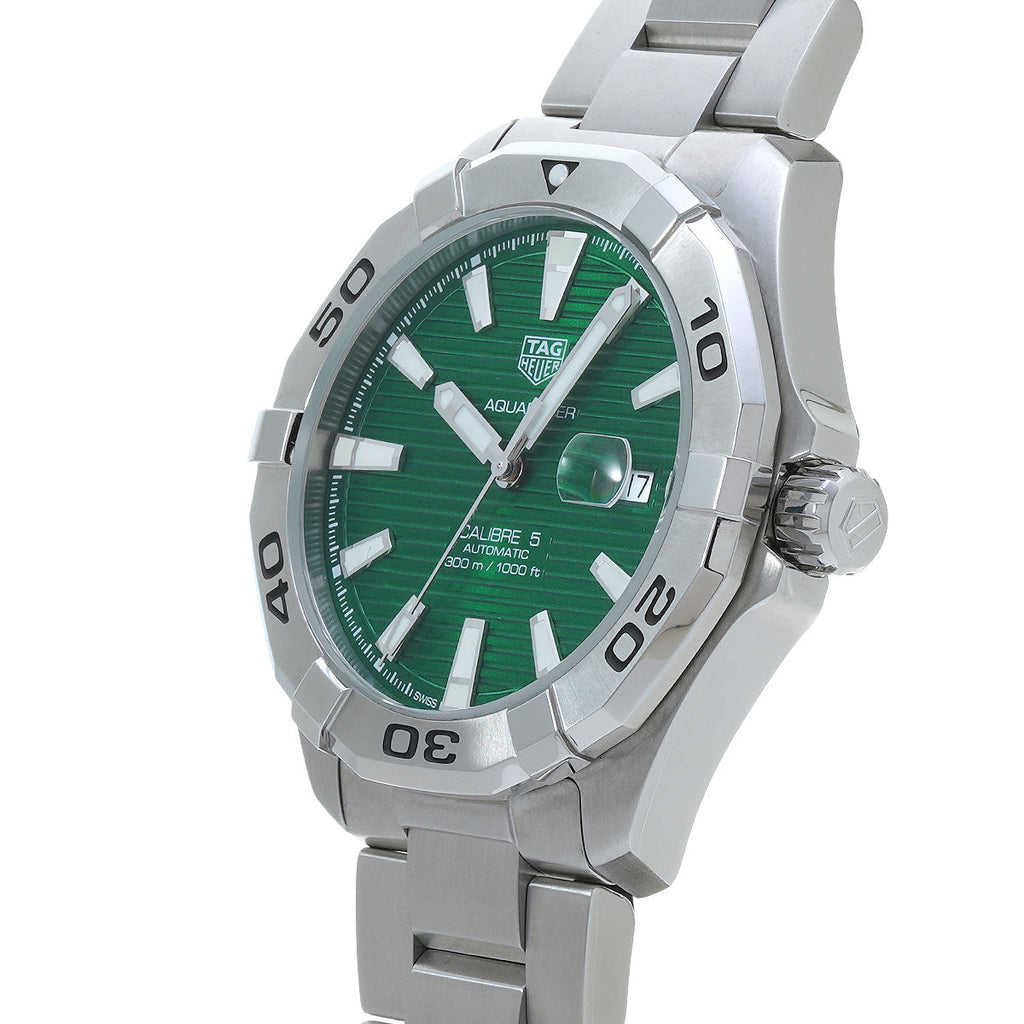 Tag Heuer Aquaracer Green Dial Watch for Men - WAY2015.BA0927 Buy Now By Tag Heuer