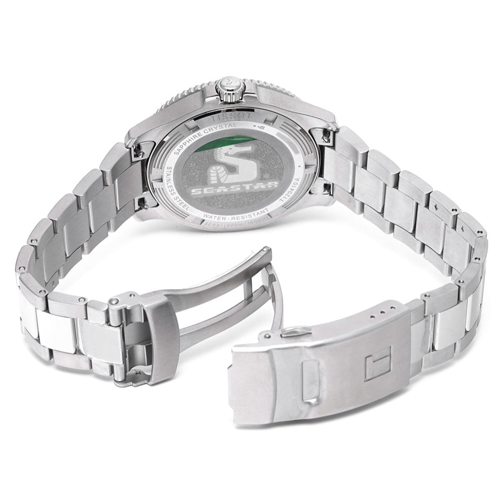 Tissot Seastar 1000 Blue Dial Silver Steel Strap Watch For Men - T120.410.11.041.00 Buy Now By Tissot