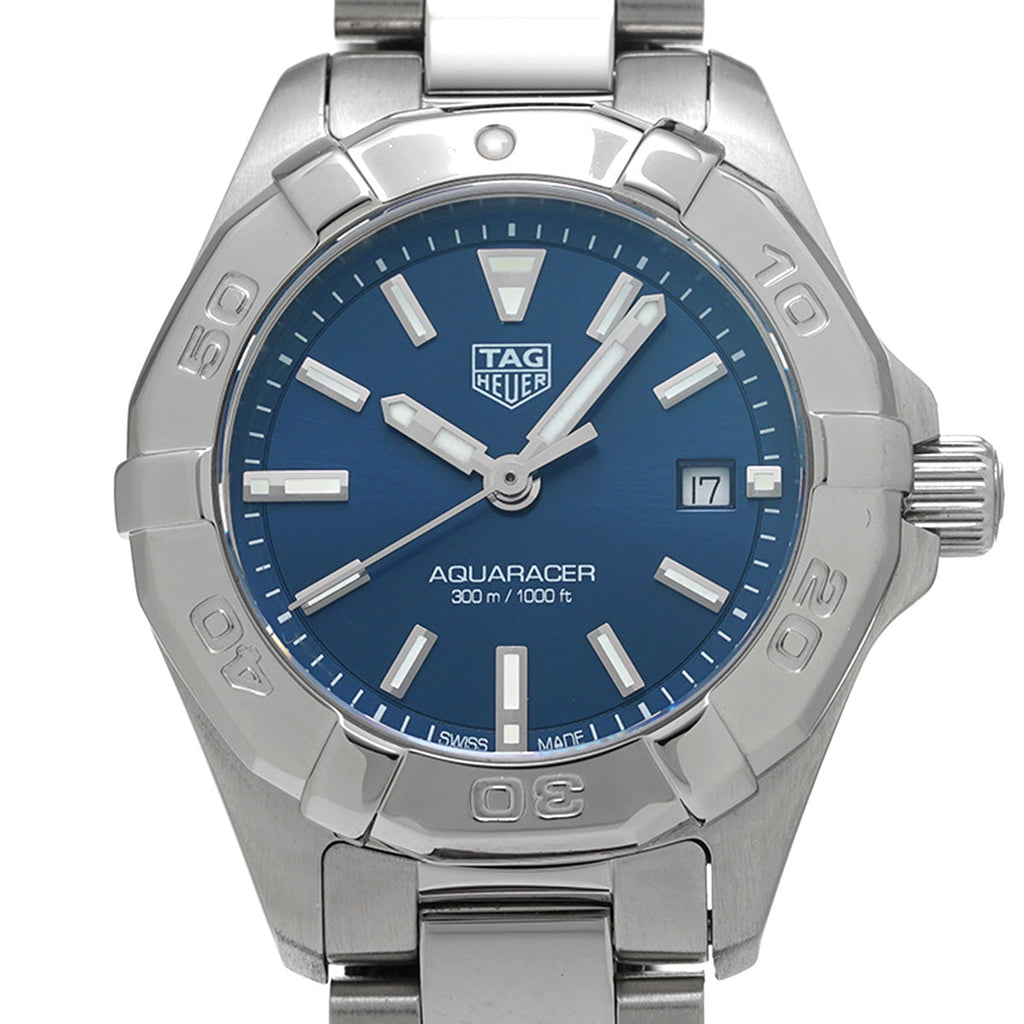 Tag Heuer Aquaracer Blue Dial Silver Steel Strap Watch for Women - WBD1412.BA0741 Buy Now By Tag Heuer