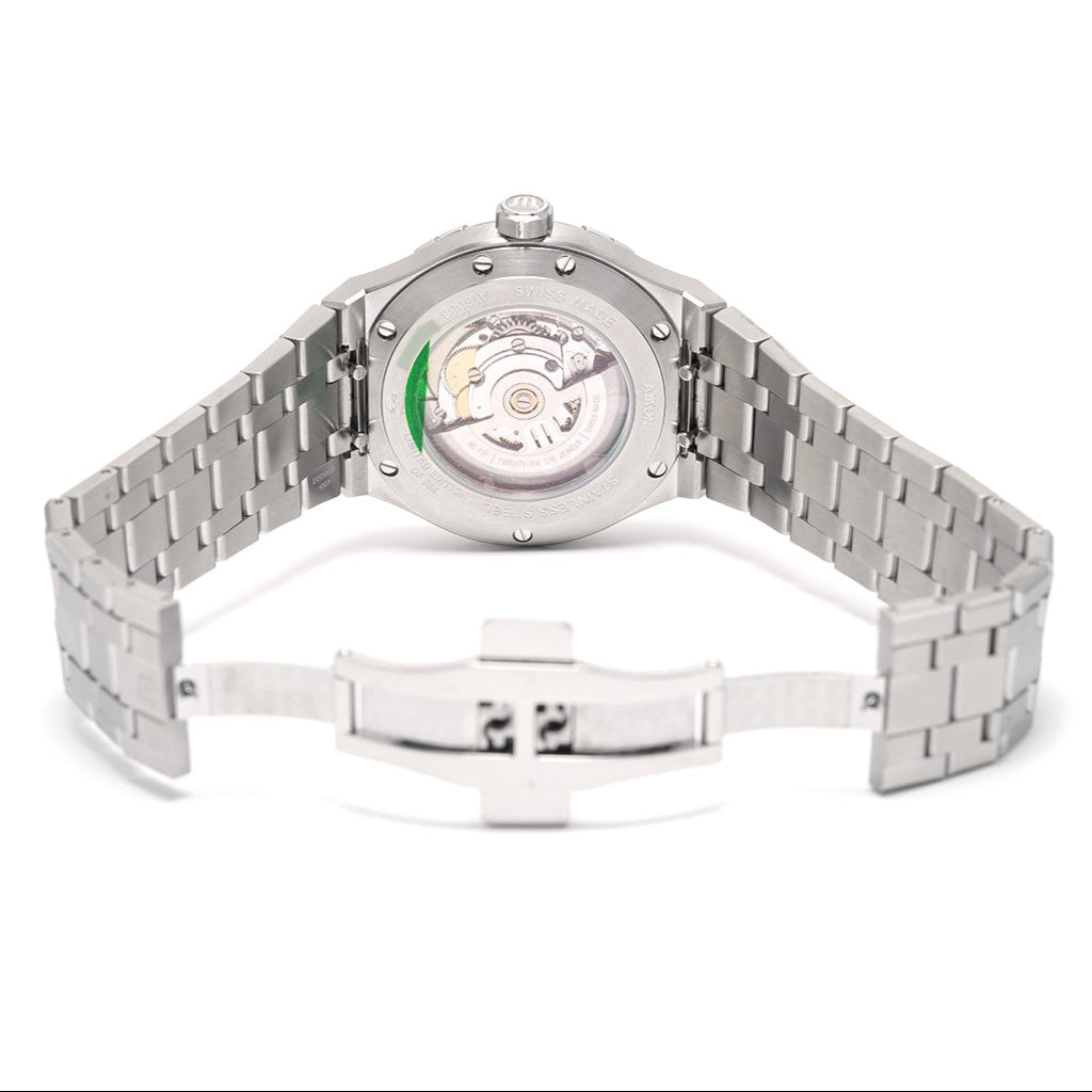 Maurice Lacroix Aikon Automatic Sky Blue Dial Silver Steel Strap Watch For Men - AI6008-SS00F-431-C Buy Now By Maurice Lacroix