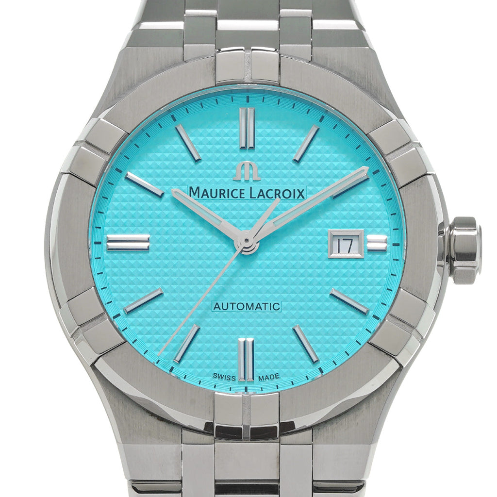 Maurice Lacroix Aikon Automatic Limited Summer Edition Blue Dial Silver Steel Strap Watch For Men - AI6008-SS00F-431-1 Buy Now By Maurice Lacroix