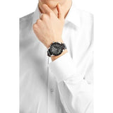 Hugo Boss Ikon Grey Dial Black Leather Strap Watch for Men - 1513177 Buy Now By Hugo Boss