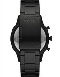 Fossil Pilot Chronograph Black Dial Black Steel Strap Watch for Men - FS5811 Buy Now By Fossil