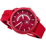 Tommy Hilfiger Denim Quartz Red Dial Red Rubber Strap Watch for Men - 1791480 Buy Now By Tommy Hilfiger