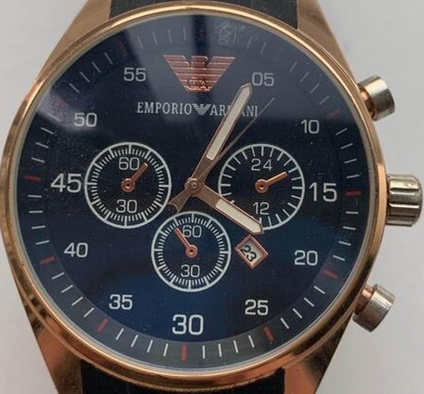 Emporio Armani Sportivo Quartz Black Dial Black Steel Strap Watch For Men - AR8023 Buy Now By Emporio Armani