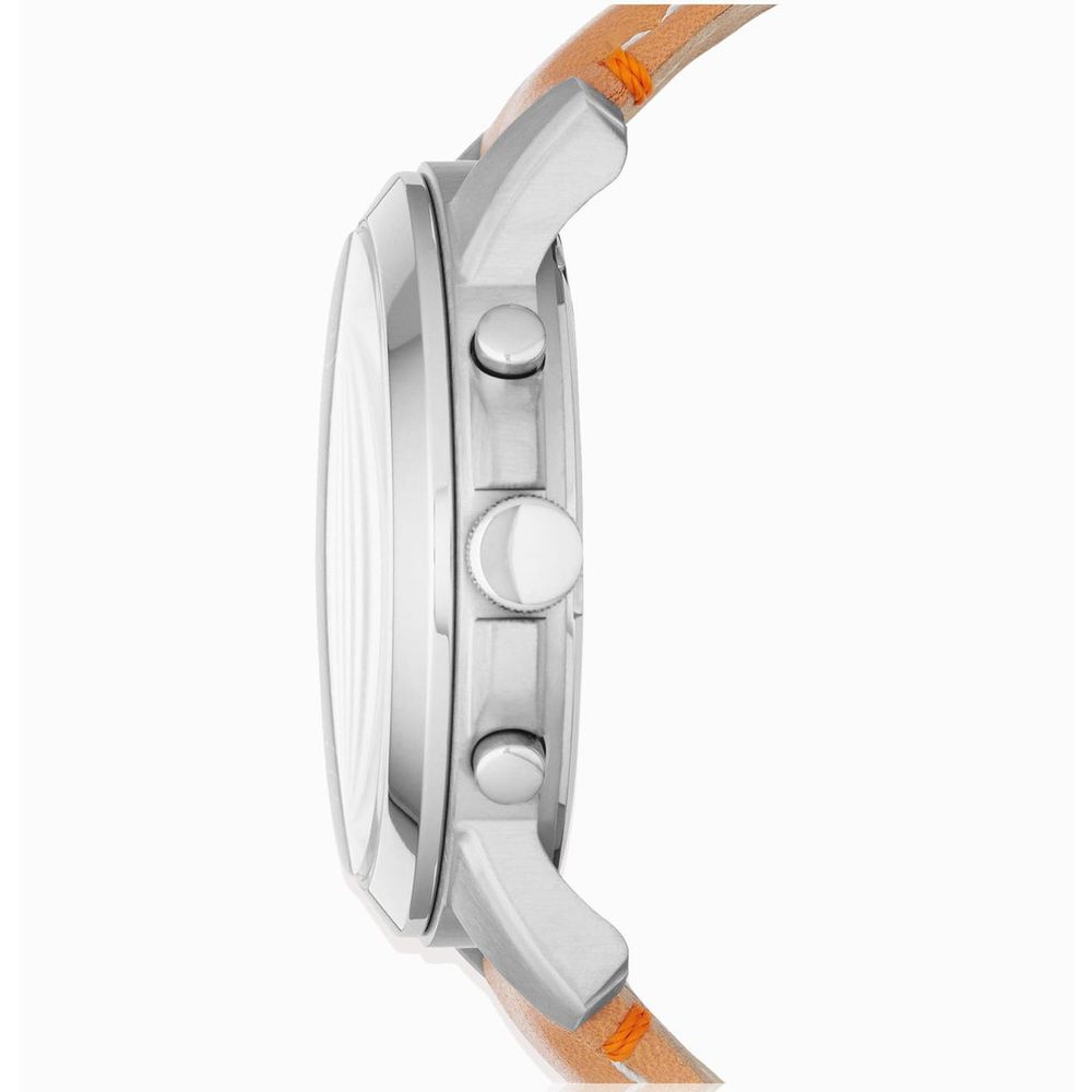 Fossil Grant Chronograph Green Dial Brown Leather Strap Watch for Men - FS4918 Buy Now By Fossil