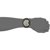 Diesel Mega Chief Chronograph Grey Dial Black Steel Strap Watch For Men - DZ4479 Buy Now By Diesel