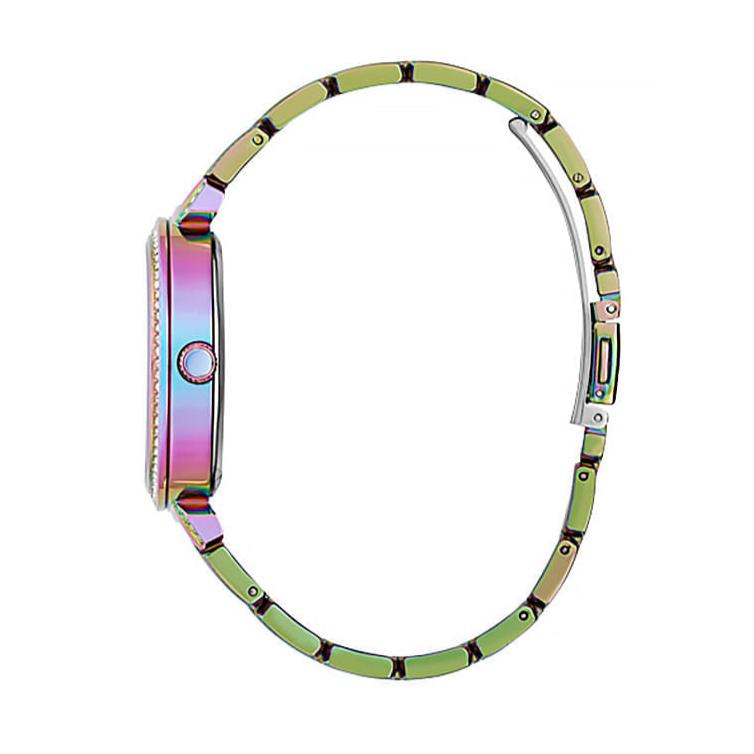 Guess Lily Analog Purple Dial Purple Steel Strap Watch For Women - GW0528L4 Buy Now By Guess