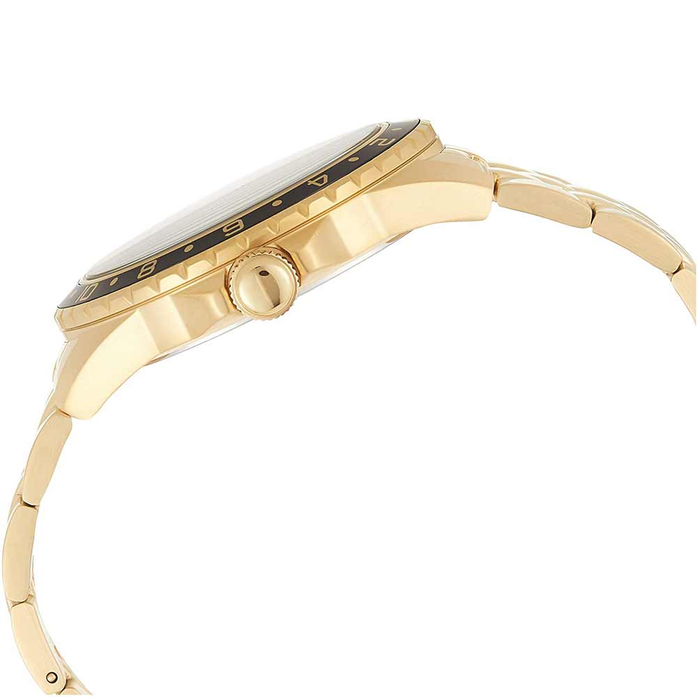 Guess Odyssey Multifunction Black Dial Gold Steel Strap Watch For Men - W1107G4 Buy Now By Guess