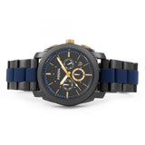 Fossil Machine Chronograph Black Dial Two Tone Steel Strap Watch for Men - FS5164 Buy Now By Fossil