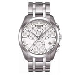Tissot T Classic Couturier Chronograph White Dial Silver Steel Strap Watch For Men - T101.617.11.031.00 Buy Now By Tissot