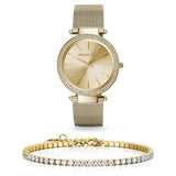 Michael Kors Darci Gold Dial Gold Mesh Bracelet Watch for Women - MK3368 Buy Now By Michael Kors