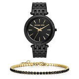Michael Kors Darci Black Dial Black Steel Strap Watch for Women - MK3337 Buy Now By Michael Kors