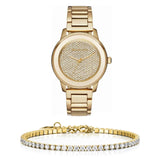 Michael Kors Kinley Gold Dial Gold Steel Strap Watch for Women - MK6209 Buy Now By Michael Kors