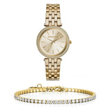 Michael Kors Darci Gold Dial Gold Steel Strap Watch for Women - MK3430 Buy Now By Michael Kors