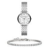 Emporio Armani Mother of Pearl Dial Silver Steel Strap Watch For Women - AR11112 Buy Now By Emporio Armani
