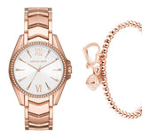 Michael Kors Whitney Quartz White Dial Rose Gold Steel Strap Watch For Women - MK6694 Buy Now By Michael Kors
