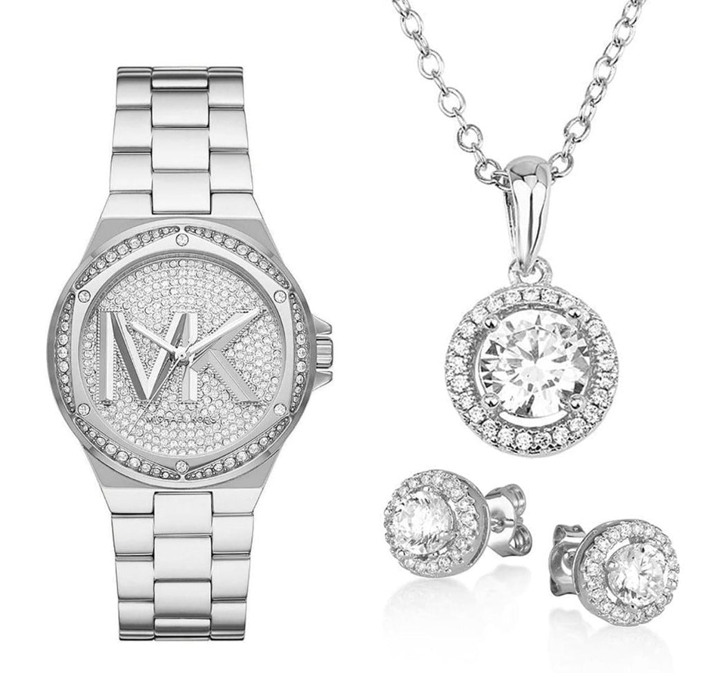 Michael Kors Lennox Quartz Silver Dial Silver Steel Strap Watch For Women - MK7234 Buy Now By Michael Kors