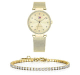 Tommy Hilfiger Lynn Quartz Gold Dial Gold Mesh Bracelet Watch For Women - 1781864 Buy Now By Tommy Hilfiger
