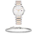 Tommy Hilfiger Lynn Quartz White Dial Two Tone Steel Strap Watch For Women - 1782236 Buy Now By Tommy Hilfiger