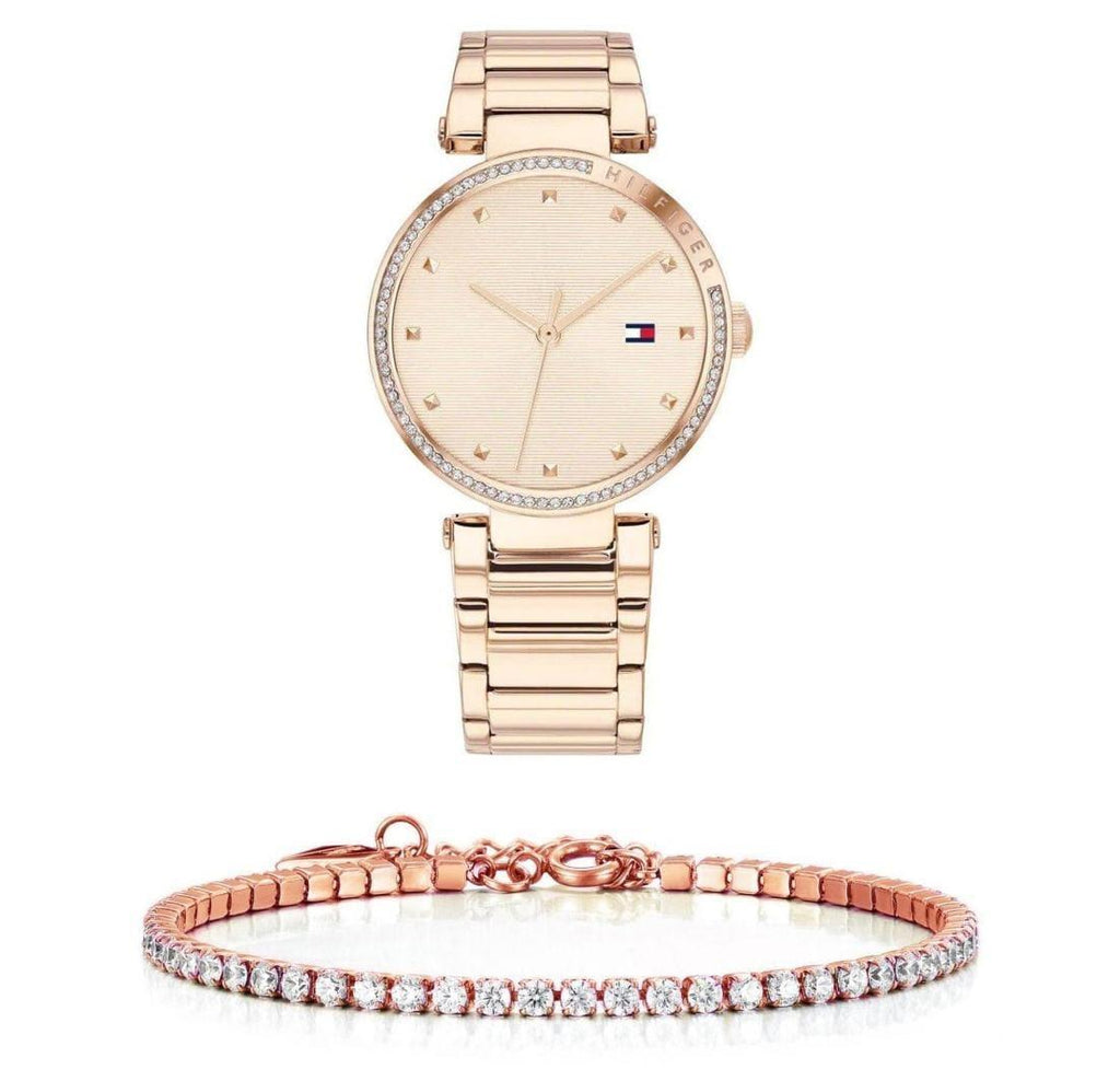 Tommy Hilfiger Lynn Quartz Rose Gold Dial Rose Gold Steel Strap Watch For Women - 1782237 Buy Now By Tommy Hilfiger