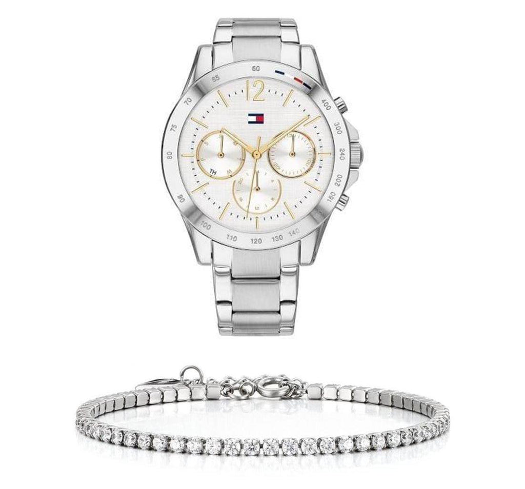 Tommy Hilfiger Haven Multifunction Chronograph White Dial Silver Steel Strap Watch For Women - 1782194 Buy Now By Tommy Hilfiger