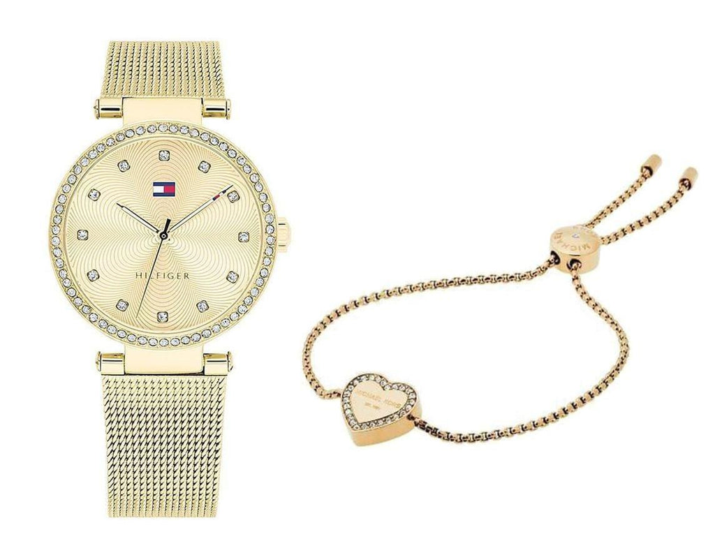 Tommy Hilfiger Lynn Quartz Gold Dial Gold Mesh Bracelet Watch For Women - 1781864 Buy Now By Tommy Hilfiger