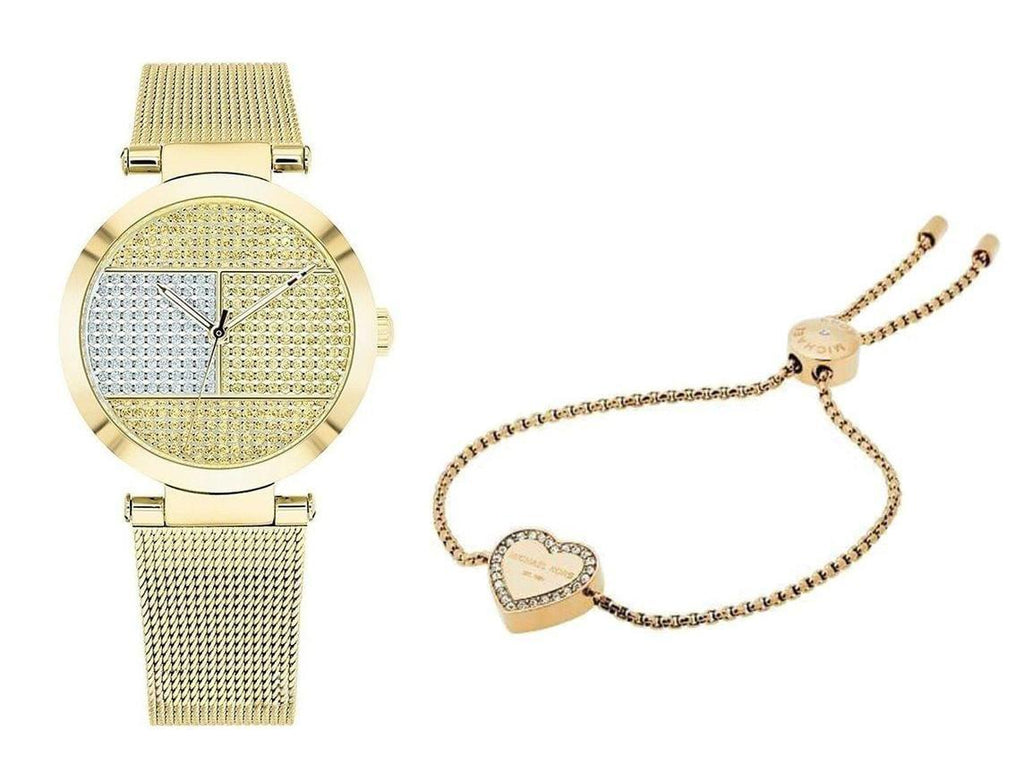 Tommy Hilfiger Lynn Quartz Gold Dial Gold Mesh Bracelet Watch For Women - 1781867 Buy Now By Tommy Hilfiger