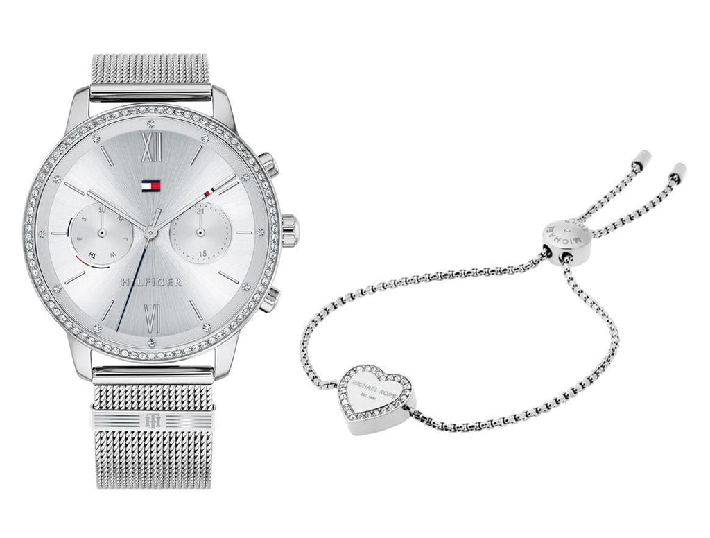 Tommy Hilfiger Blake Diamonds Silver Dial Silver Mesh Bracelet Watch for Women - 1782301 Buy Now By Tommy Hilfiger