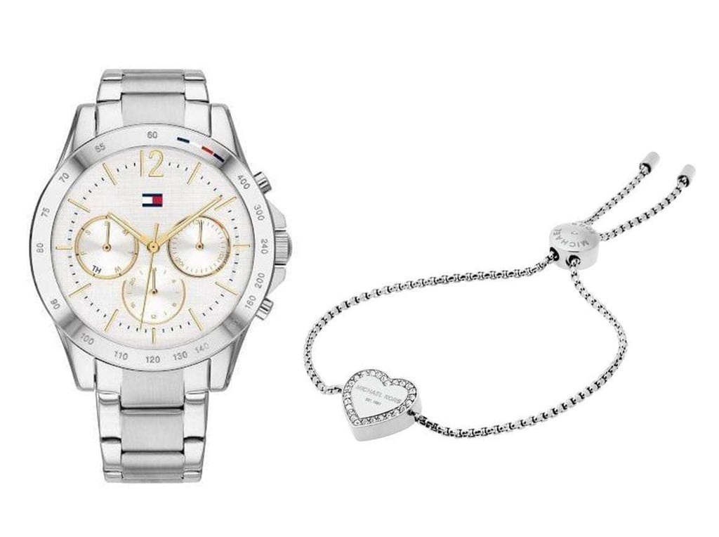 Tommy Hilfiger Haven Multifunction Chronograph White Dial Silver Steel Strap Watch For Women - 1782194 Buy Now By Tommy Hilfiger