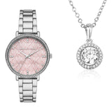 Michael Kors Pyper Three Hand Pink Dial Silver Steel Strap Watch For Women - MK4631 Buy Now By Michael Kors