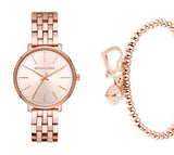 Michael Kors Pyper Three-Hand Rose Gold Dial Rose Gold Steel Strap Watch For Women - MK3897 Buy Now By Michael Kors