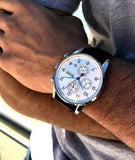 Hugo Boss Navigator White Dial Brown Leather Strap Watch for Men - 1513495 Buy Now By Hugo Boss