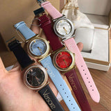 Versace V-Motif Grey Dial Blue Leather Strap Watch for Women - VERE00318 Buy Now By Versace